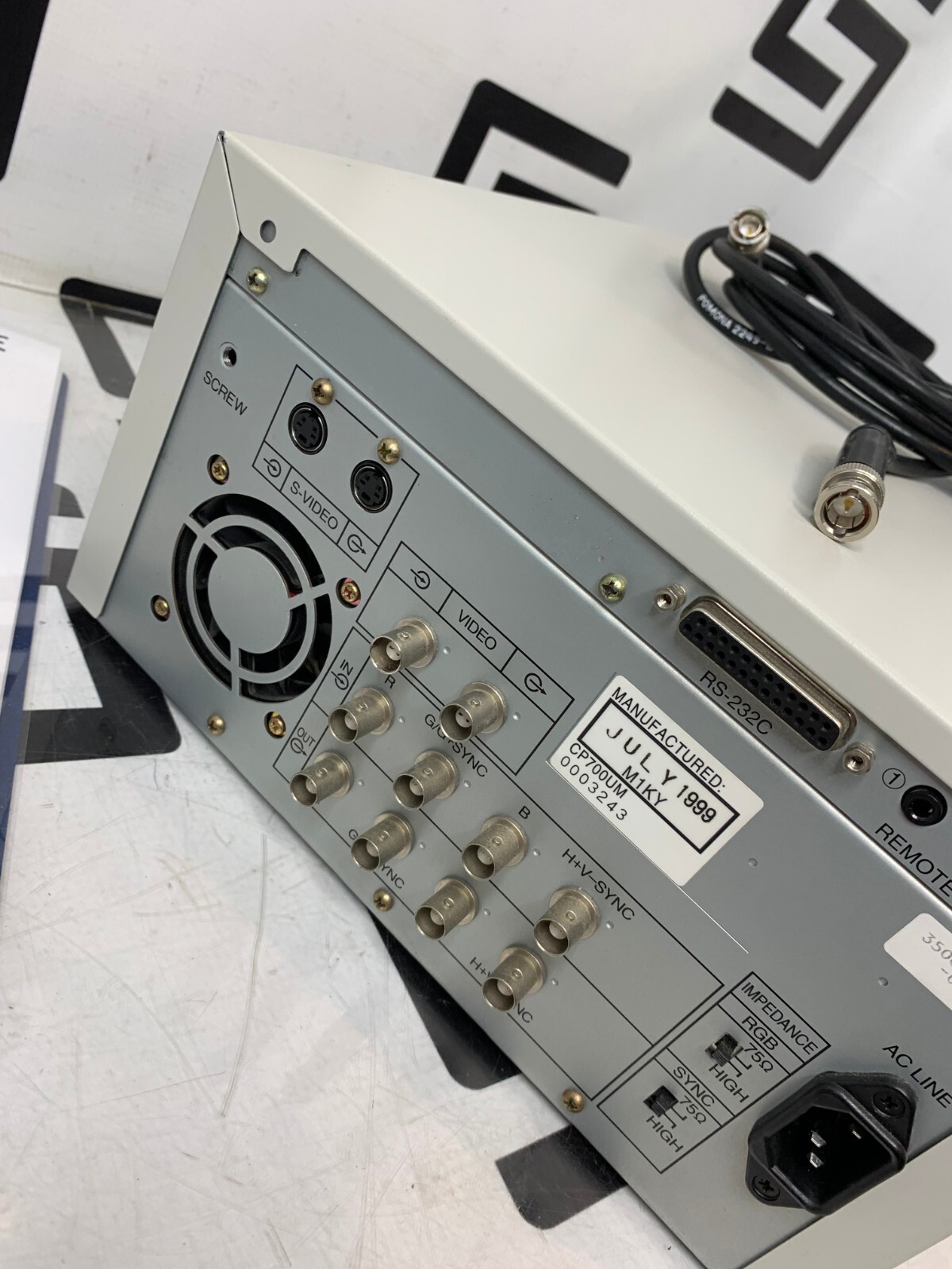 Used Mitsubishi CP700 Digital Color Thermal Printer Parallel CP700UM WARRANTY