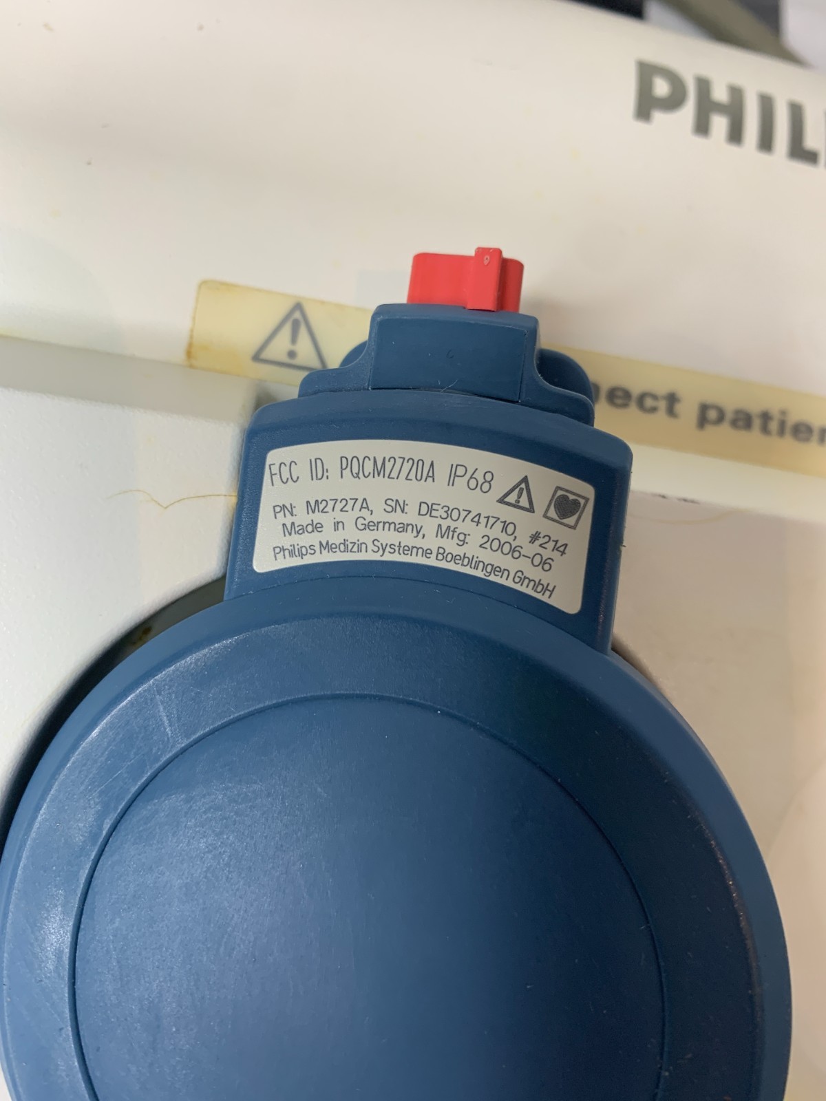 Used Philips M2720A Avalon CTS Cordless Fetal Monitoring Base Docking Station M2727A