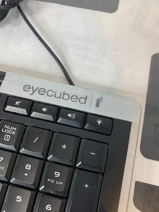 Used Eyecubed Keyboard I3 System-ABD Eye Cubed P/N  820-001268 Y-UY95 WARRANTY