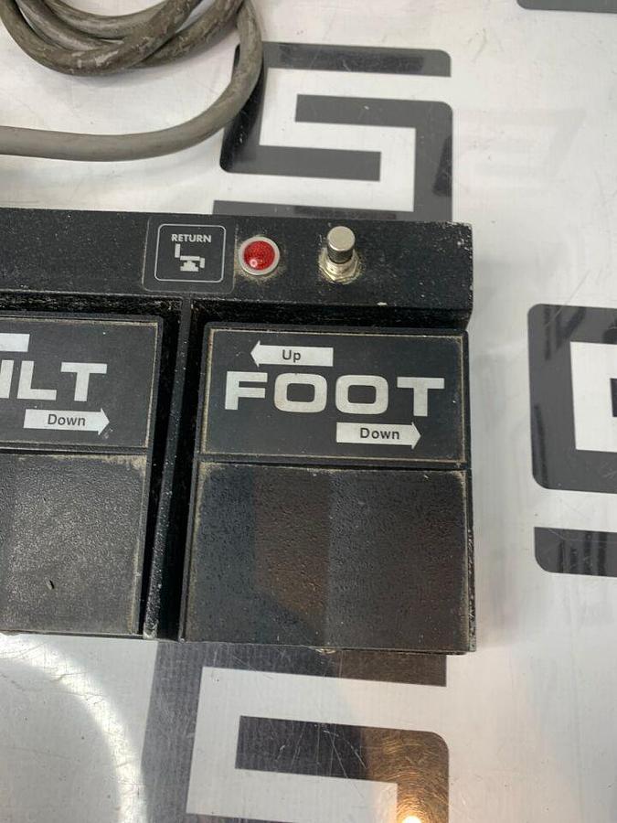Used DMI D-927 18 Power Dental Chair Controller Pedal Footswitch Foot Switch Vacudent
