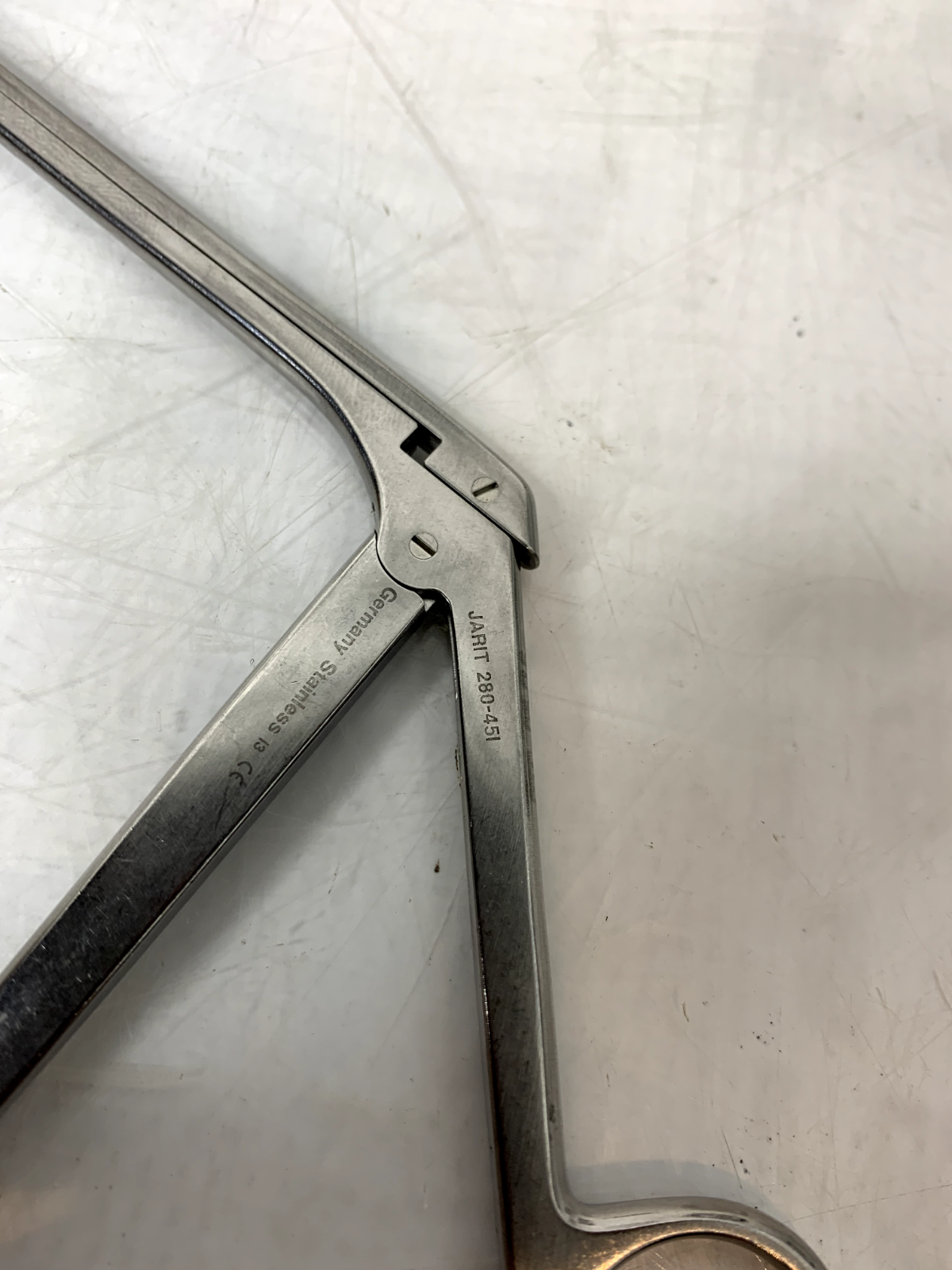 Used Jarit 280-451 Wilde Rongeur Straight 5 1/2"  Fenestrated Jaws 5mm Bite