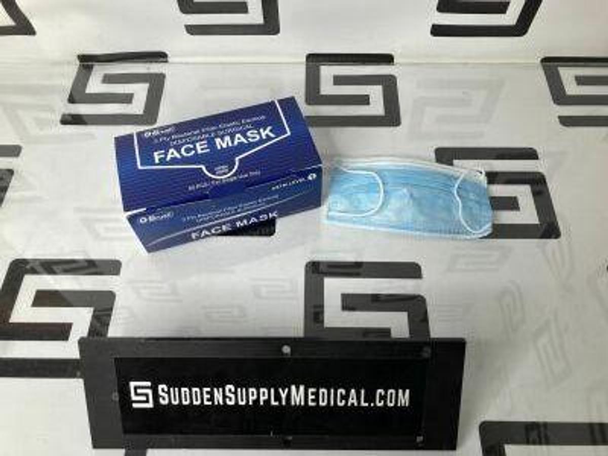 Used OBRUSH 3 Ply ASTM level 1 Ear Loop Disposable Surgical Mask Case of 2000 masks