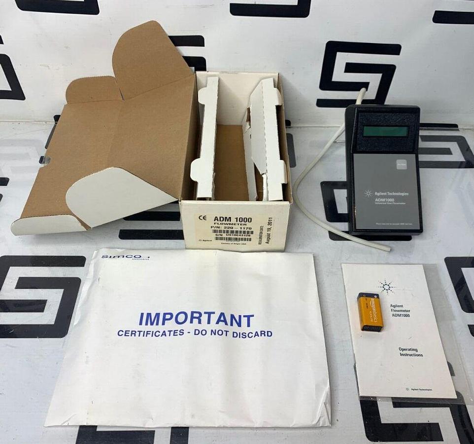 Used AGILENT Technologies ADM1000 Universal Gas Flowmeter.