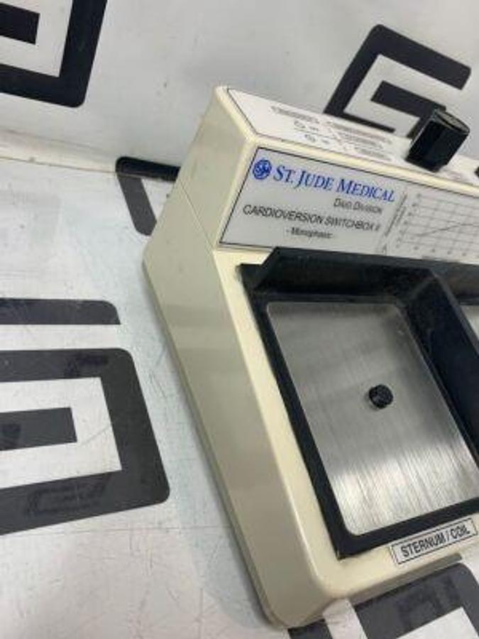 Used ST JUDE Cardioversion Switchbox II 2 REF 401797