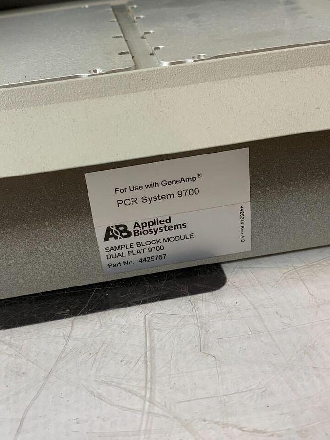 Used APPLIED BIOS PERKINS ELMER Sample Block Module Dual Flat 9700