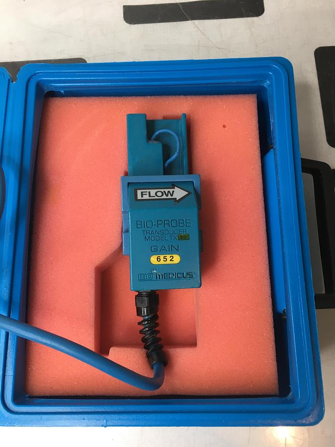 Used Medtronic Bio-Medicus Bio-Probe TX 50 Adult Flow Transducer TX40 TESTED WARRANTY