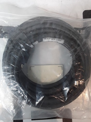Used Black Box Video/Audio Cable 4 Position Plugs EHN058-0025 MD4M-MD4M, 25 FT
