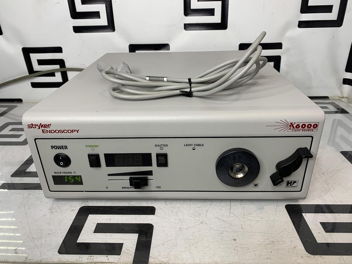 Used Stryker X6000 Light Source 220-185-000 Xenon Lamp Bulb 154 Hrs TESTED WARRANTY