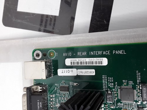 Used Philips IE33 IU22 Ultrasound Avio Rear Interface Panel 453561220671 REV C