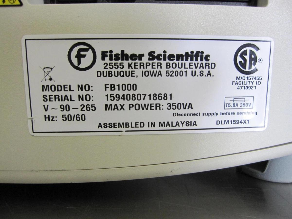 Used Fisher Scientific FB1000