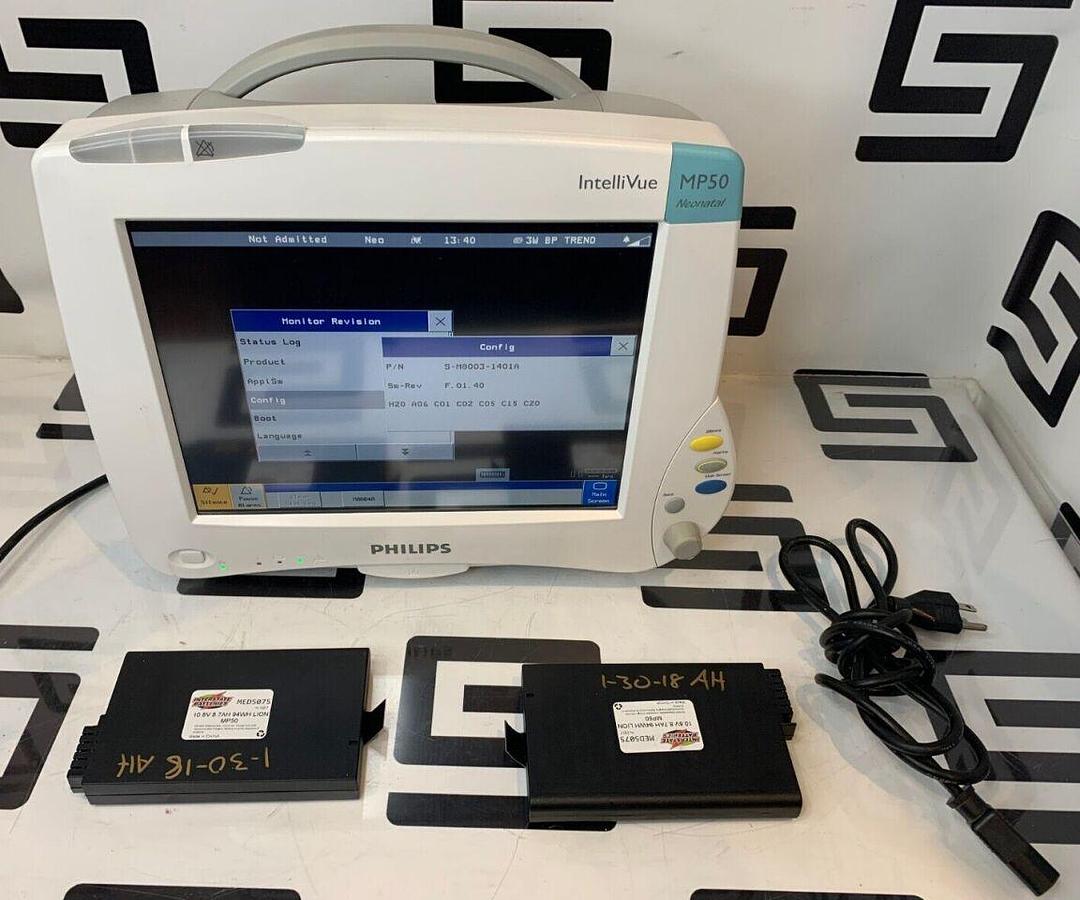 Used PHILIPS HEALTHCARE IntelliVue MP50 - M8004A Neonatal