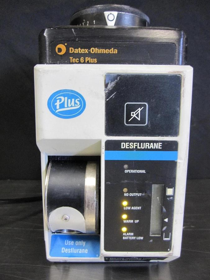 Used Datex-Ohmeda Tec 6 Plus Desflurane Vaporizer 30 Day Warranty!