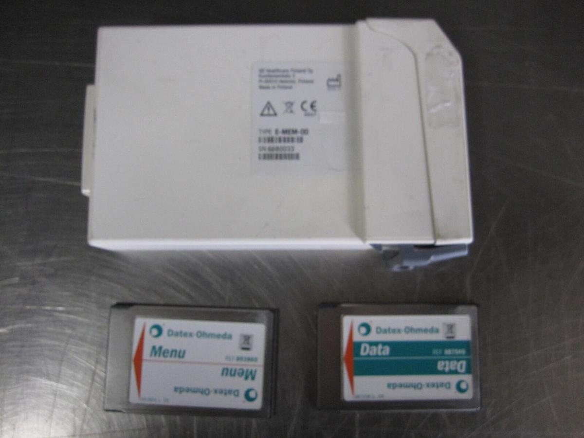 Used GE Healthcare E-MEM-00 Memory Module  Menu and Data Cards