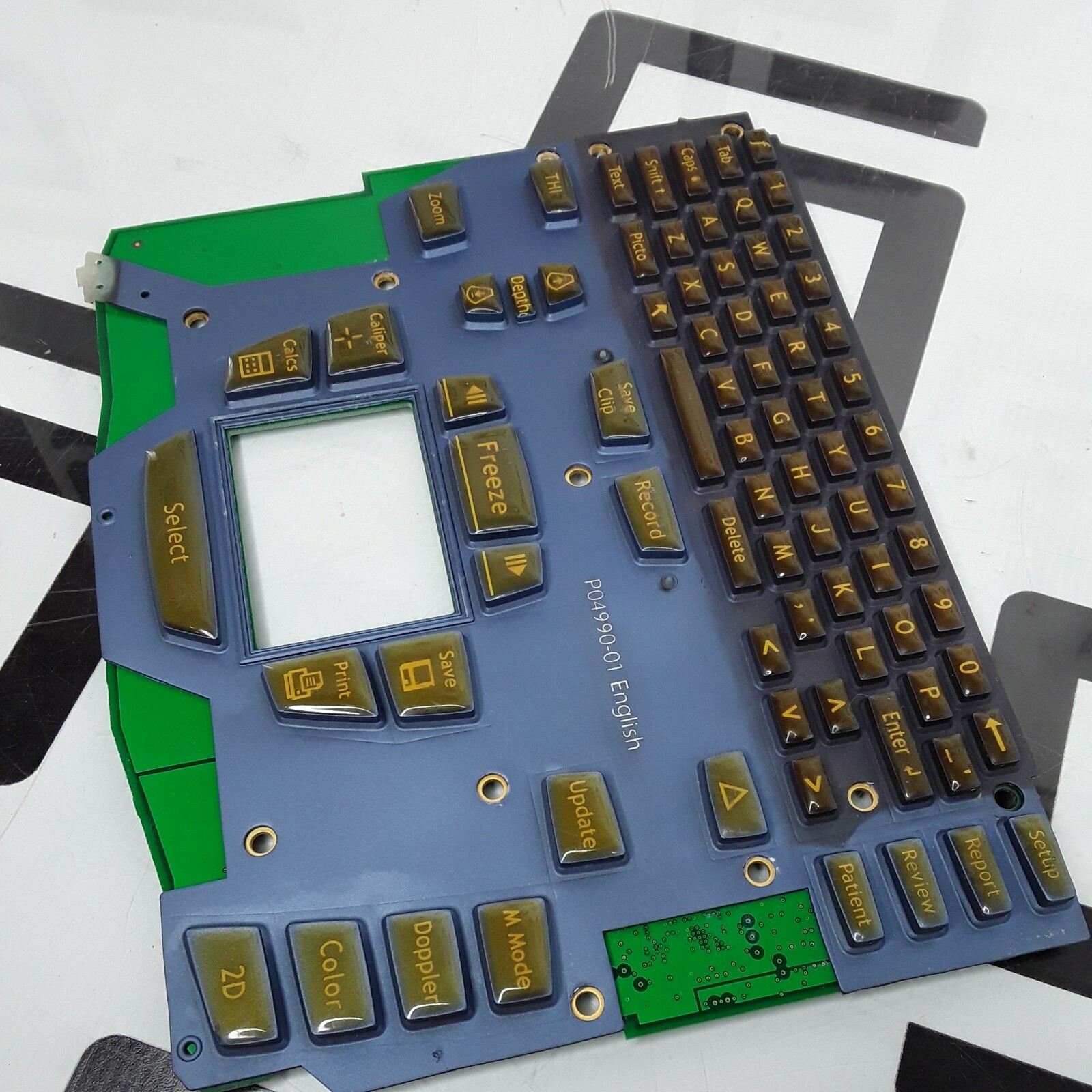 Used SonoSite MicroMaxx Ultrasound C2 Control Panel PCA Interface P02199-04 P04990-01