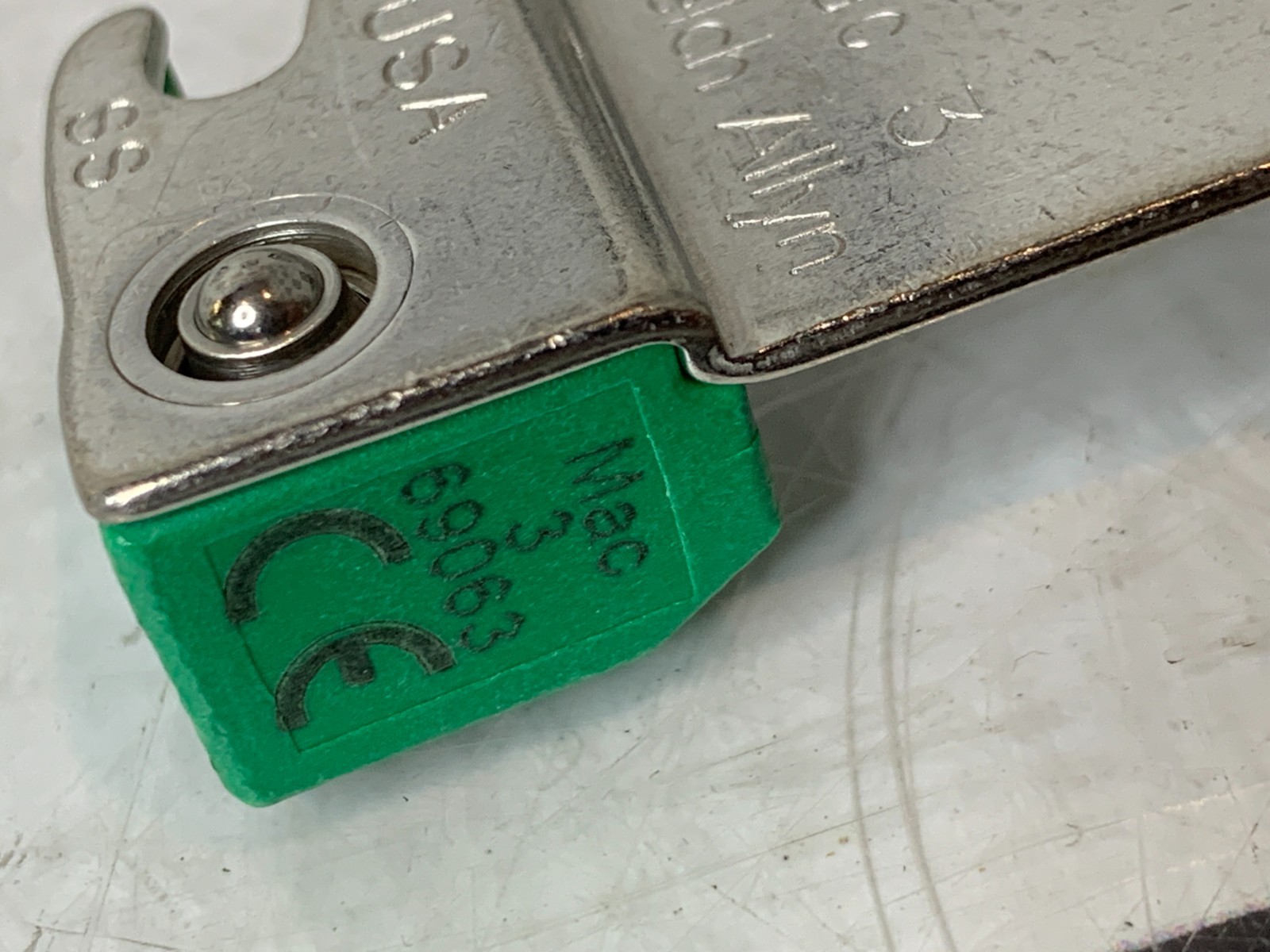 Used Welch Allyn 69063 Mac 3 Fiber optic Laryngoscope Blade SS USA MADE Macintosh 3