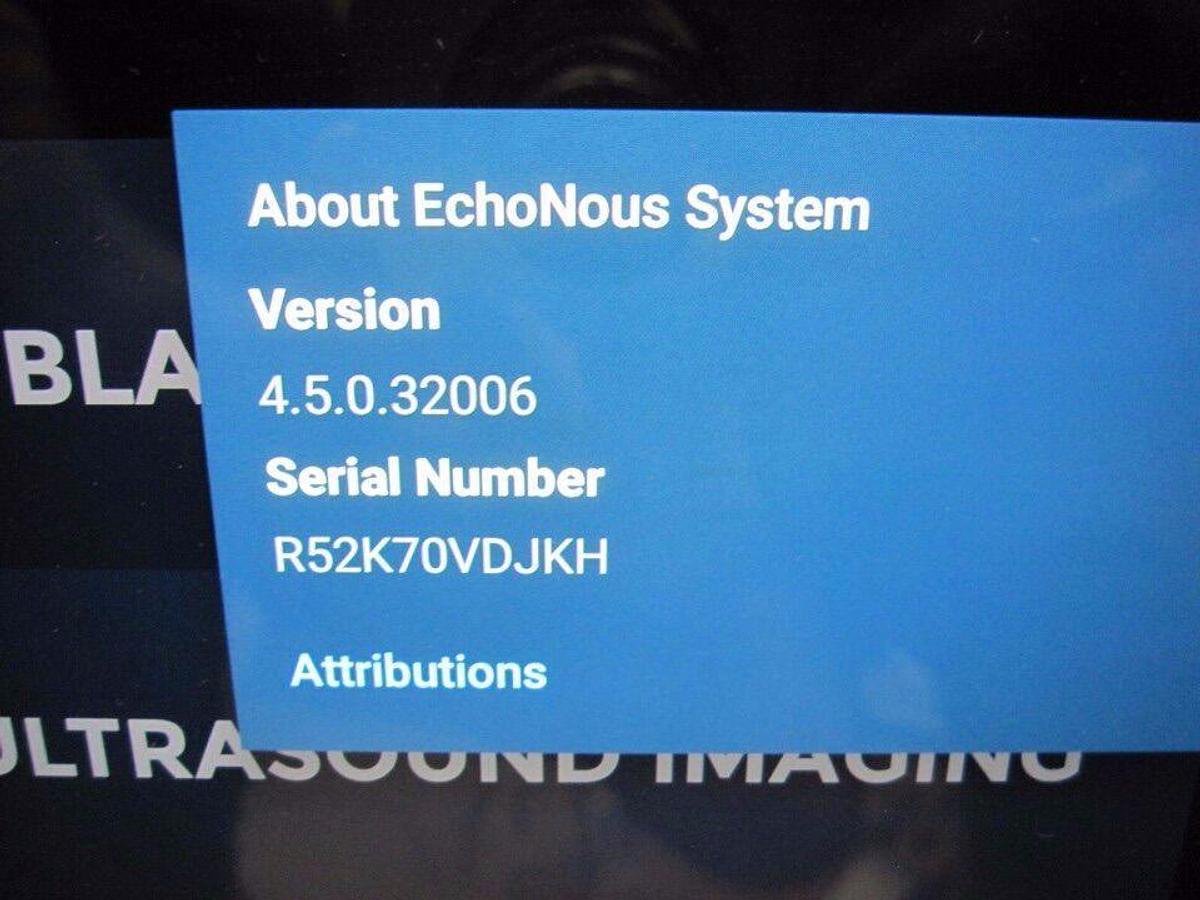 Used ECHONOUS System POCUS