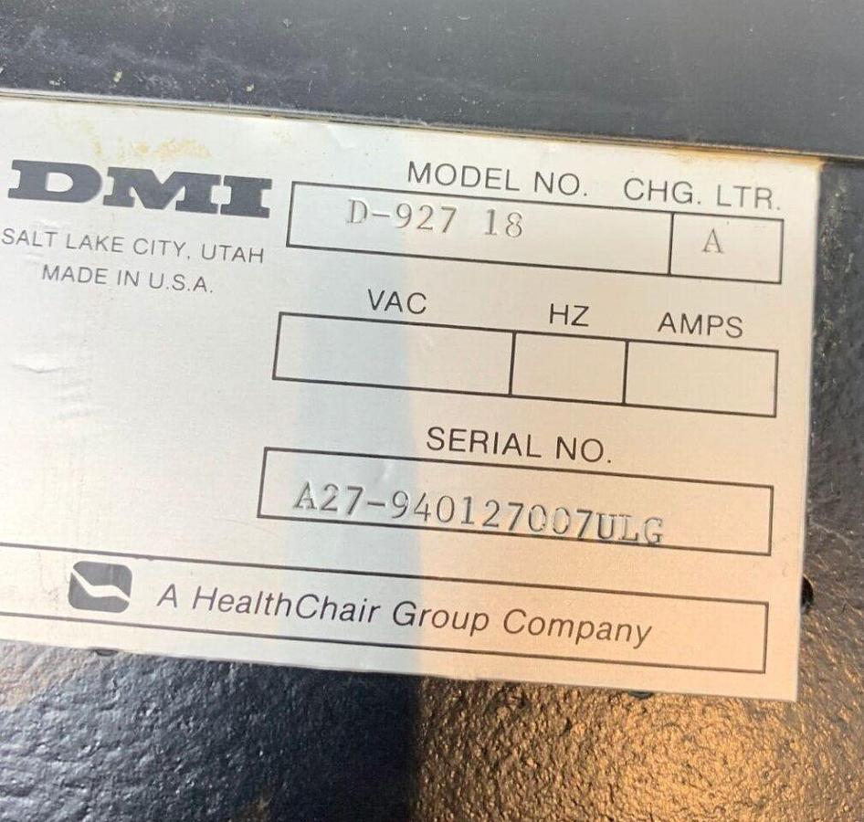 Used DMI D-927 18 Power Dental Chair Controller Pedal Footswitch Foot Switch Vacudent