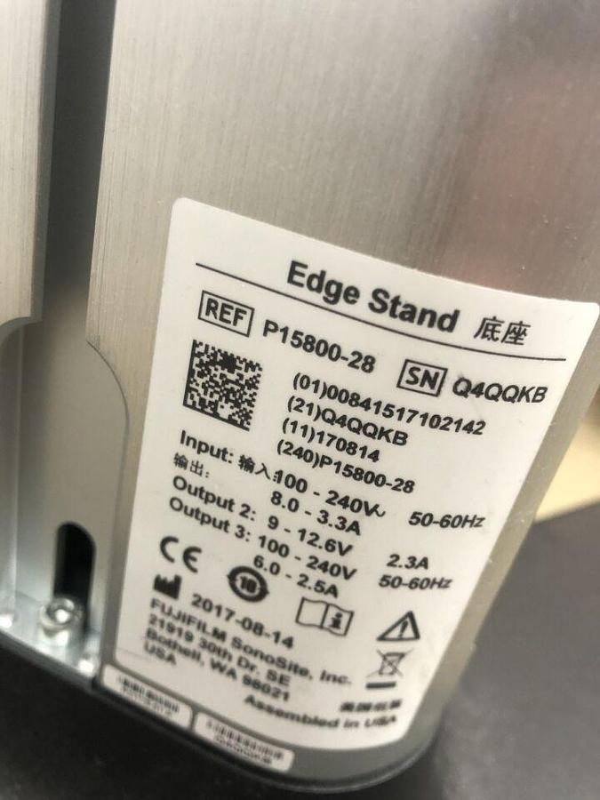 Used Edge P15800 Stand Mobile Rolling Ultrasound System Cart