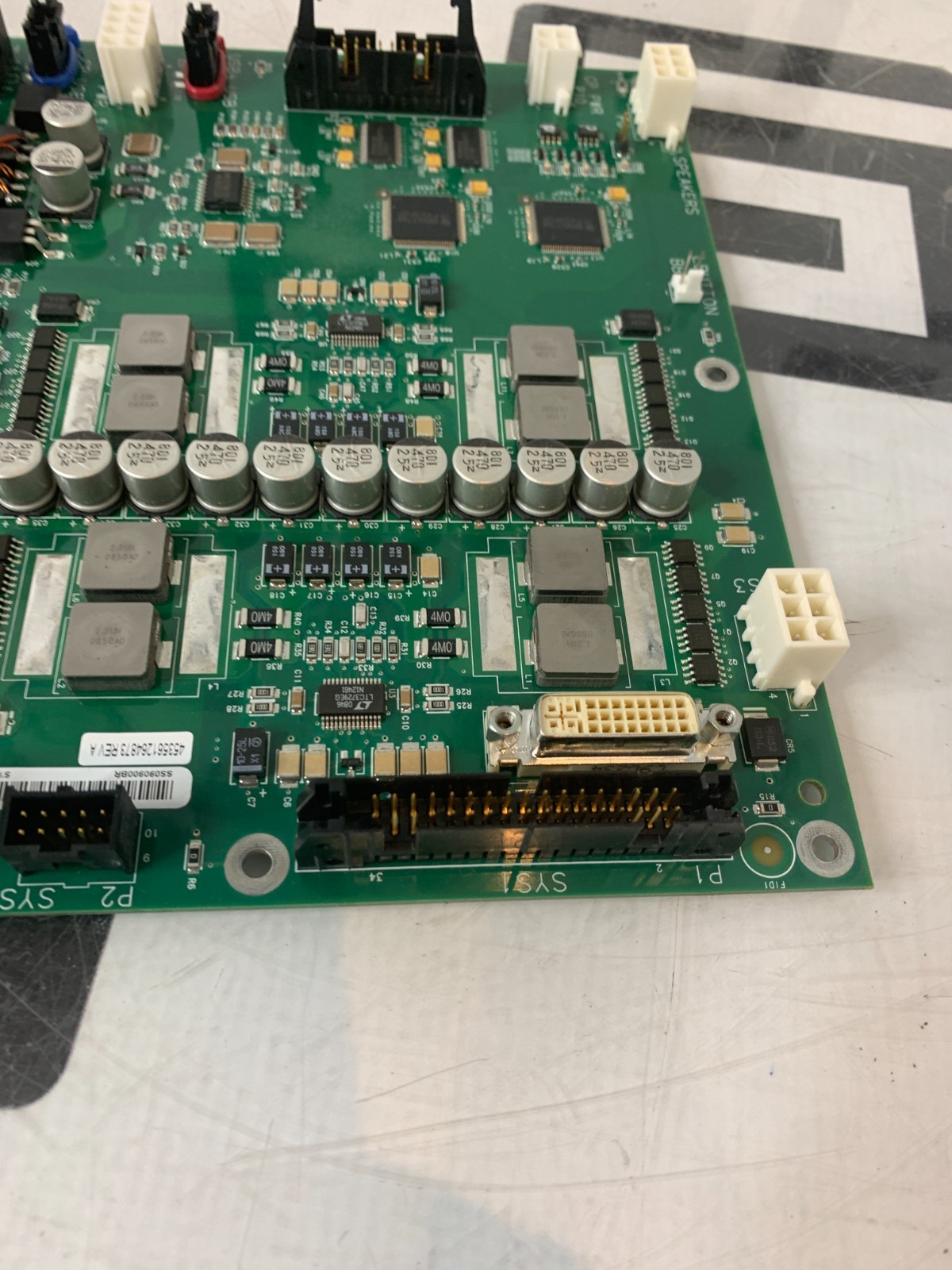 Used PHILIPS IE33 IU22 453561264873 ULTRASOUND SPD BOARD ASSEMBLY REV A 453561265473A