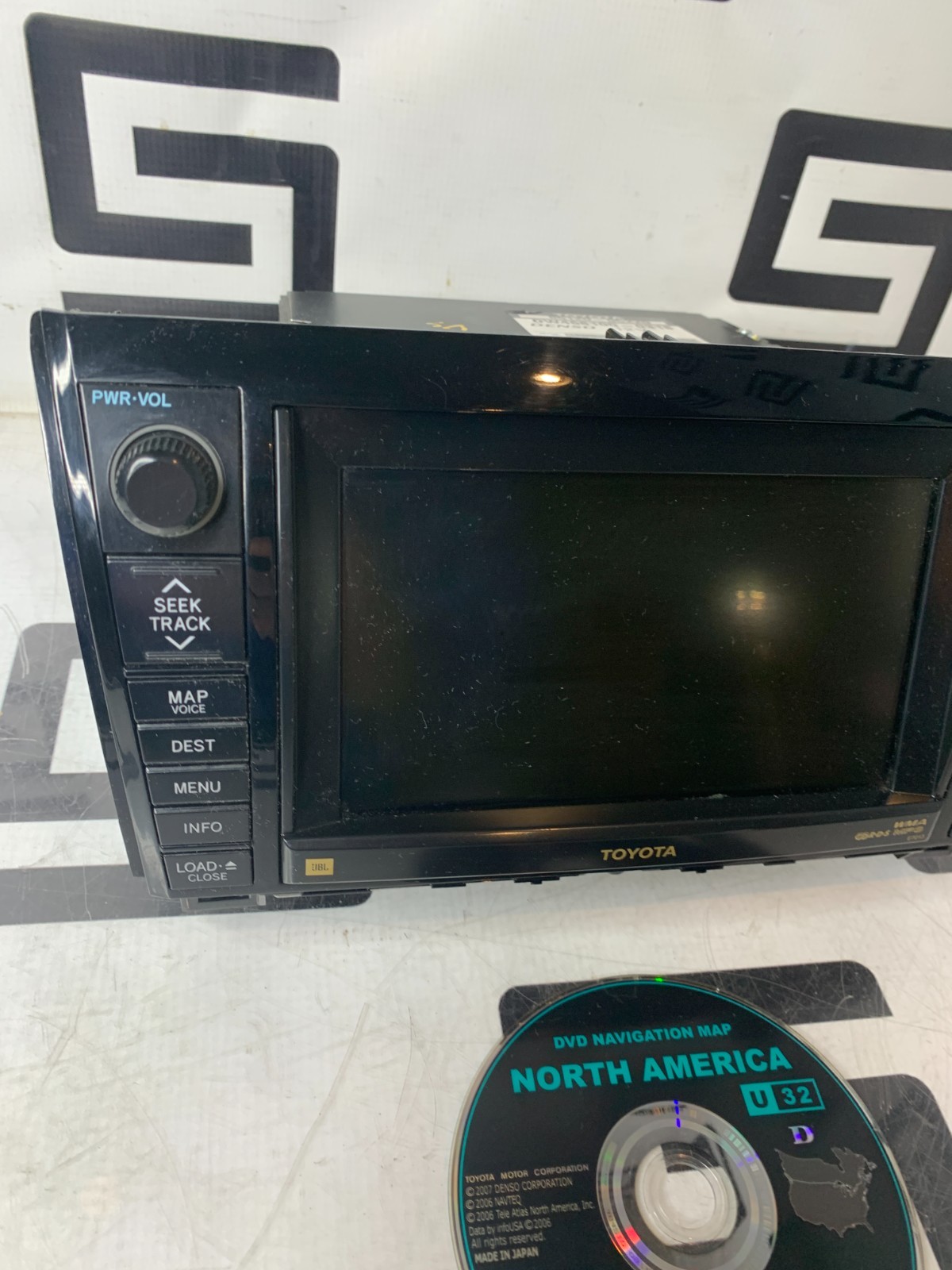 Used 2007-2009 Toyota Tundra Sequoia GPS Receiver OEM 86120-0C220 DW468100-0318 & DVD
