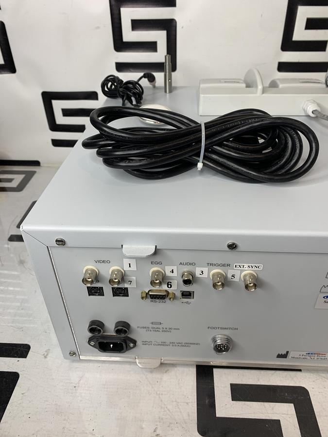 Used KayPentax Laryngeal Strobe Light Source Model 9400 V2 FootSwitch Pedal 6224-0050