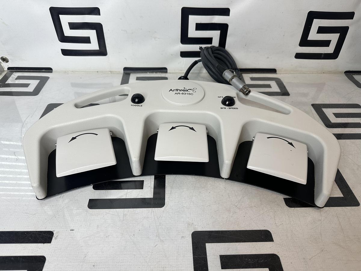 Used Arthrex AR-8315C Multifunction APS ll Footswitch w/ Cord Corded Foot 3 Pedal 