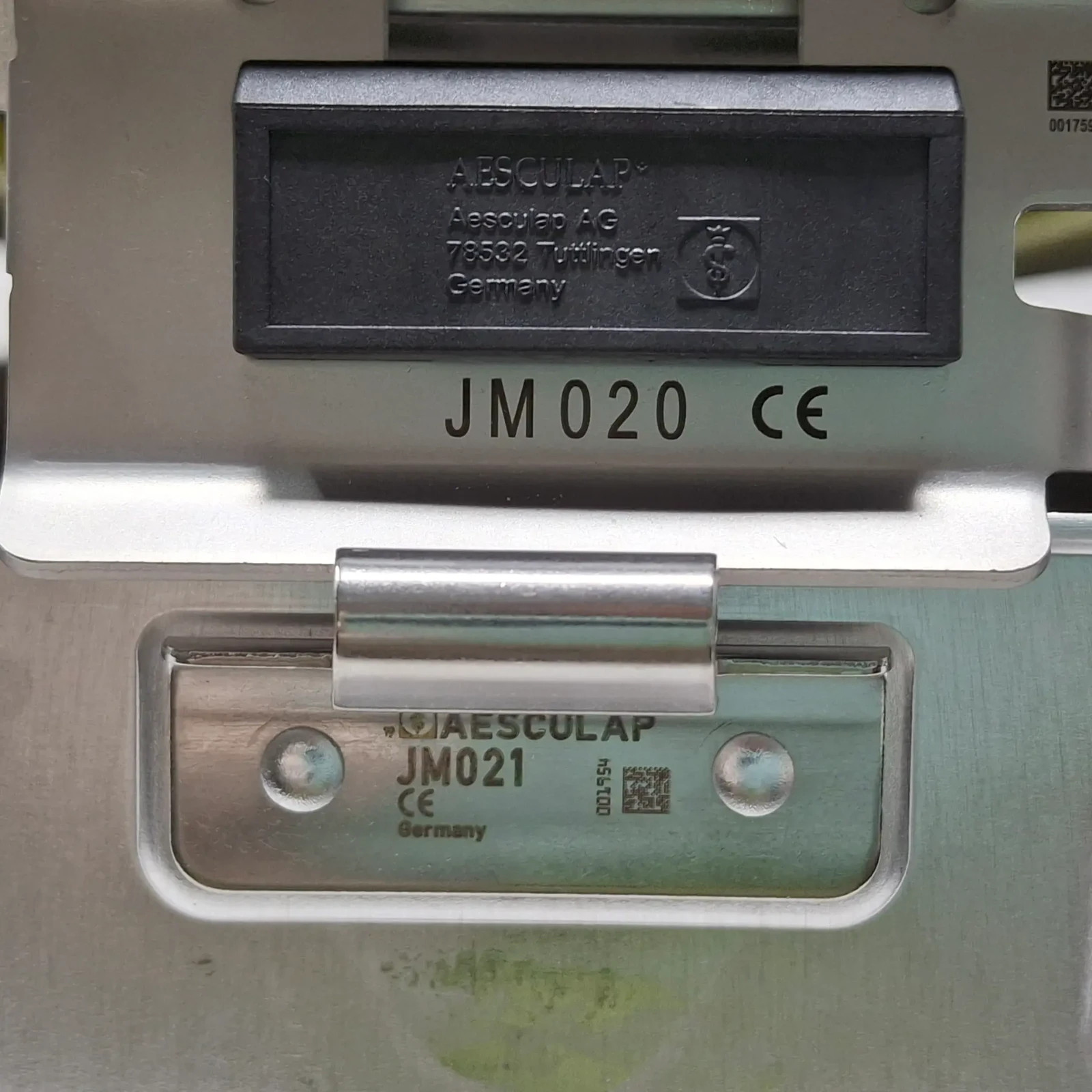 Used Aesculap JM021 JM020 Extra Long Mini Container Bottom & Lid Sterile Container S