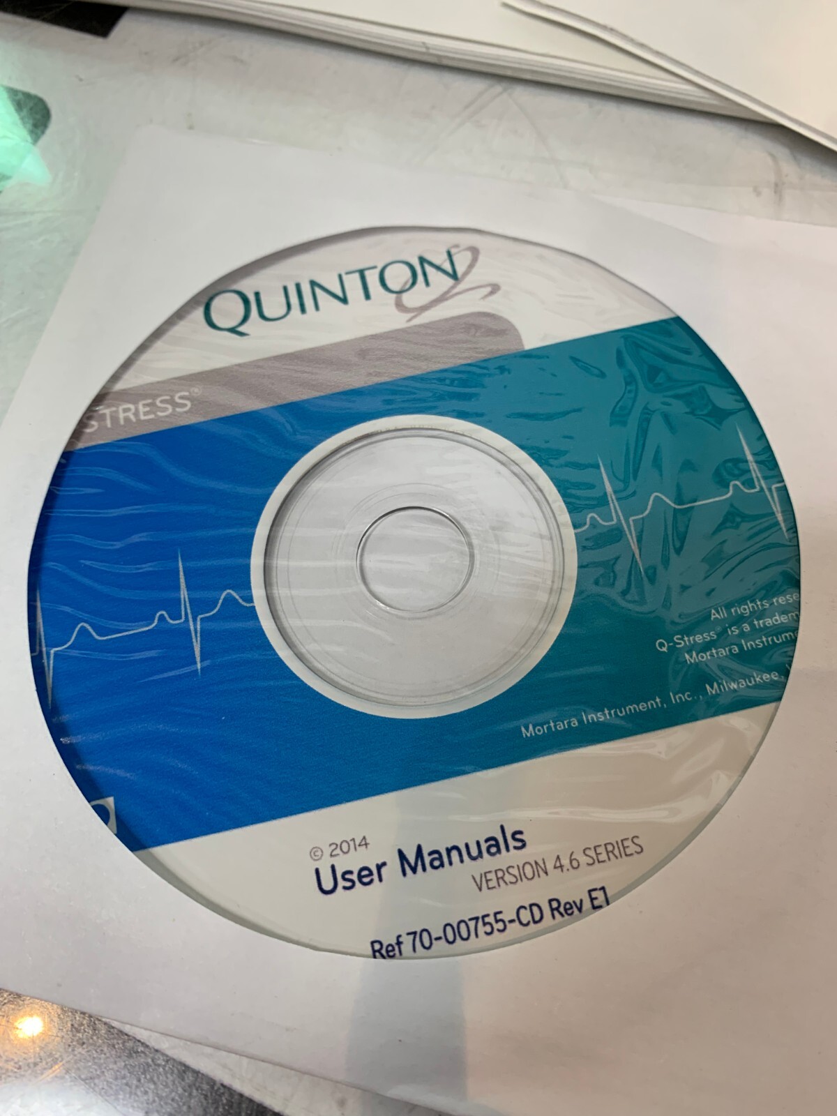 Used Cardiac Science Q-Stress Treadmill Quinton User 4.6 Service Manual 70-00755-CD