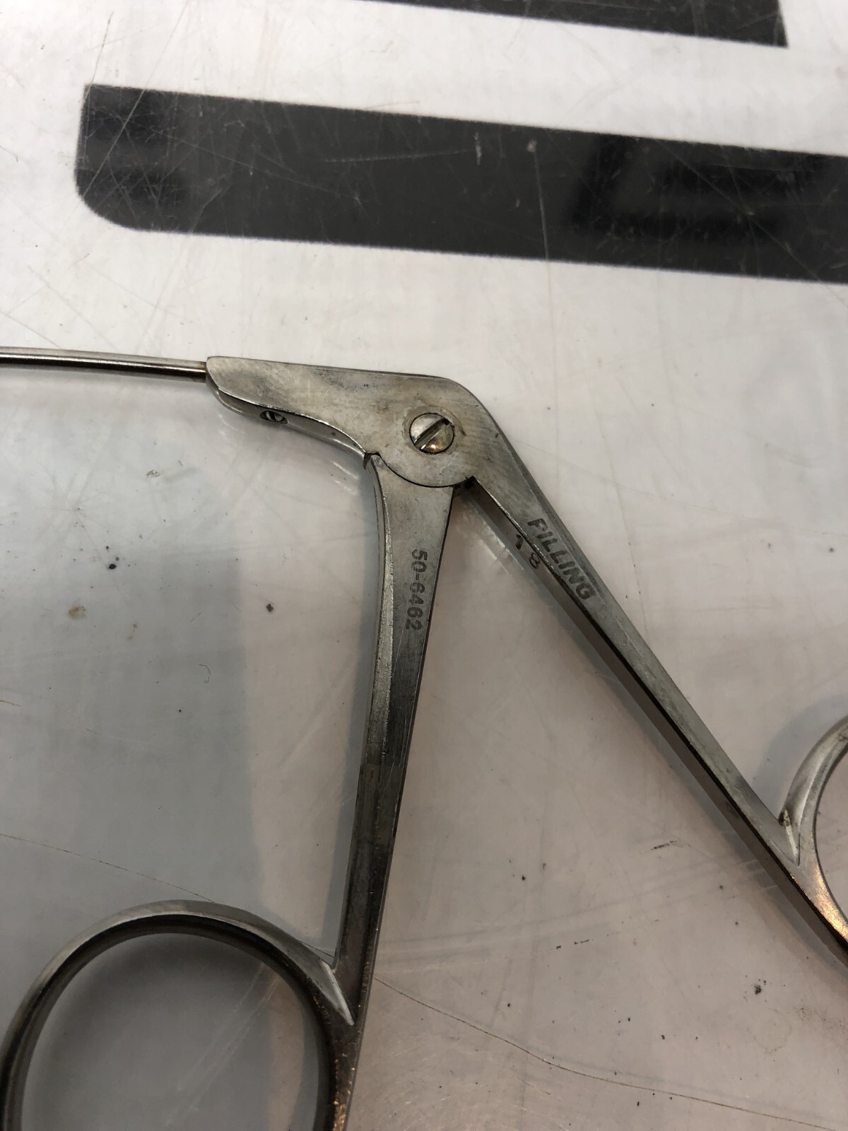 Used Pilling 50-6462 LARYNGEAL CUP FORCEPS  MICRO Surgical Medical