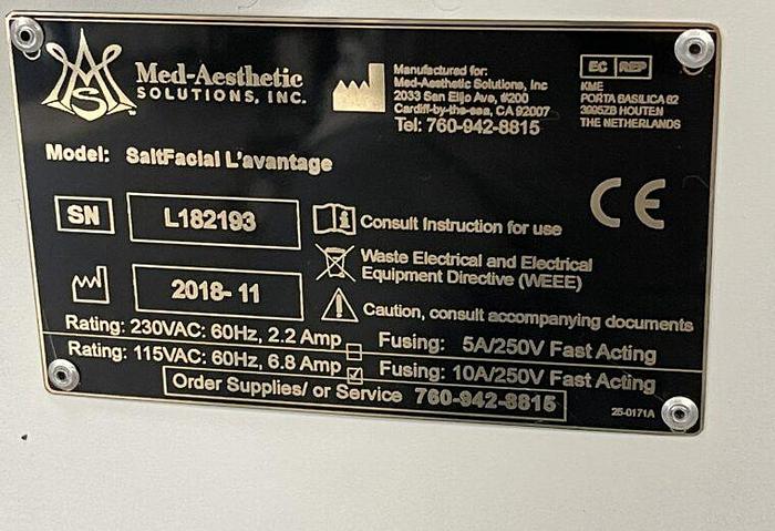 Used SaltFacial for sale