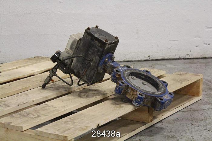 Used Keystone Fig Hs2 6" Butterfly Valve, With #28438