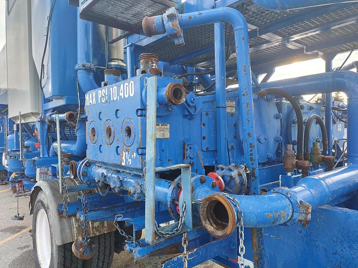 Used 2014 Cement Double Pump Trailer, BJ