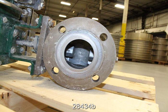 Used Fisher V150 Control Vball Valve, 3", #28434