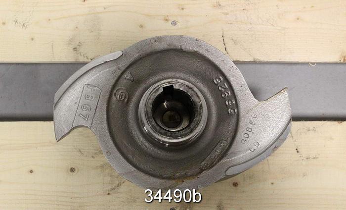 Used Goulds 3175 Impeller, 3x6x14, 2-Vane, 11.5" Diameter, Pattern 55925 #34490