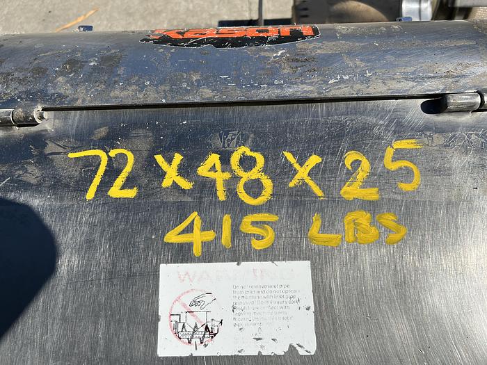 Used Screen, Rotary, 10" x 24", S/St, Kason, Centri-Sifter #S744838