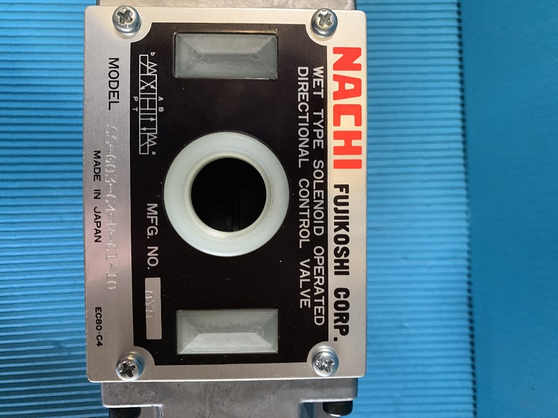 Used Nachi Fujikoshi Wet Type Solenoid Operated Directional Control Valve SS-G03-C4-P-C1-10