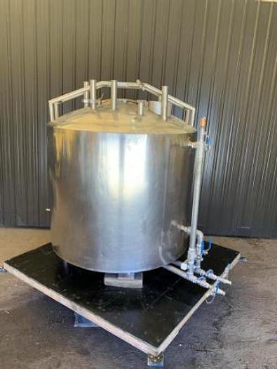 Used 360 Gallon Jacketed 304 SS Tank
