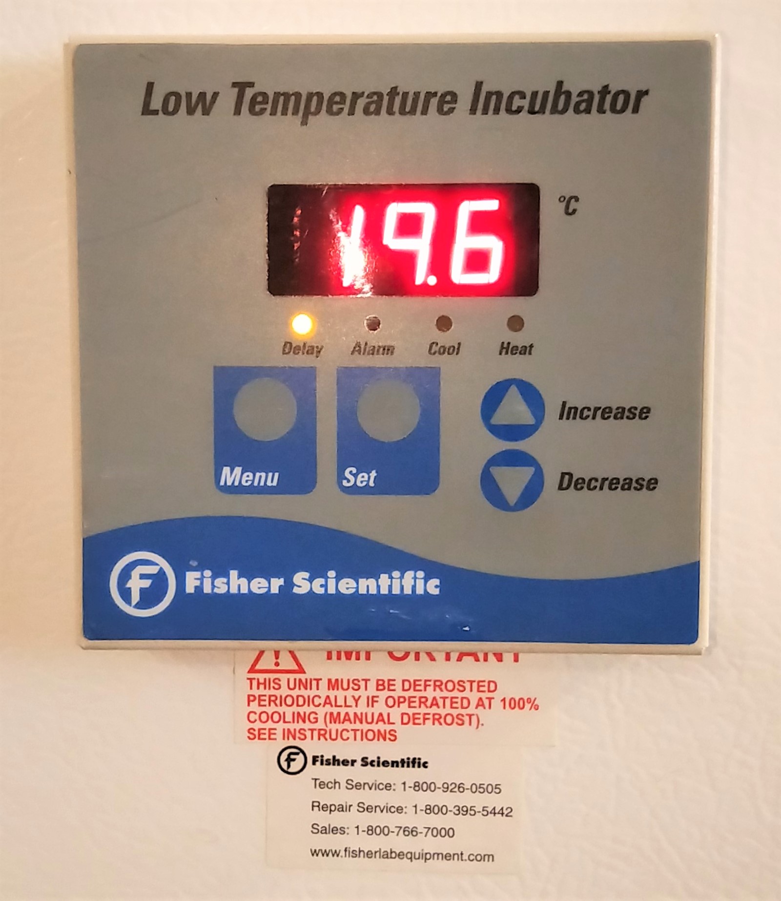 Used Fisher Isotemp 3724 Refrigerated BOD Incubator