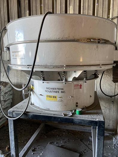 Used 60″ MIDWESTERN “GYRA-VIB” SIFTER – 1 DECK – C/S (#9776)