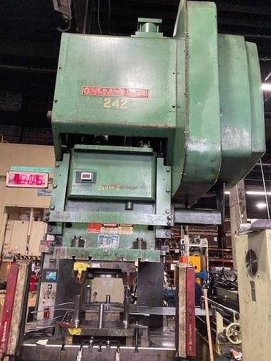Used 250 Ton Bliss OBI Press, 12" Stroke, 20-60 SPM