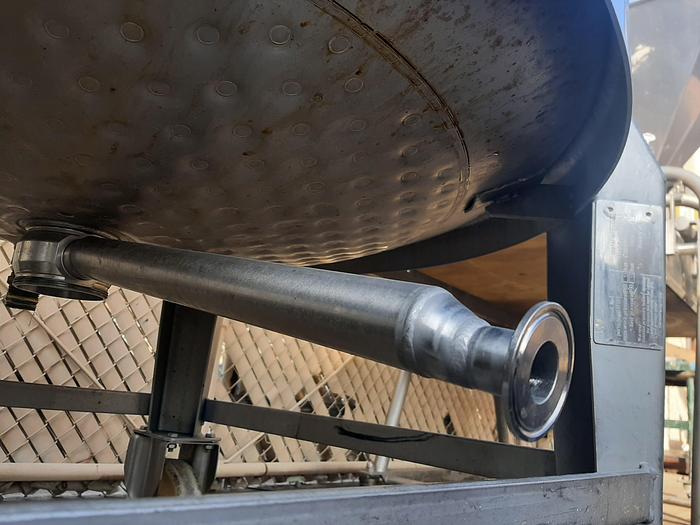 Used Bin, 26 CF, 304L S/st, 46" x 24", Liquid, Tote, Ucon (13) #S741293