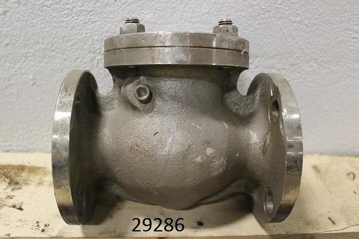 Used Taiwan 2" Swing Check Valve, CF8M Stainless Steel #29286