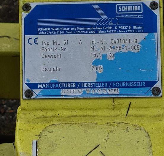 Gebruikt 2002 Schmidt ML 51-A