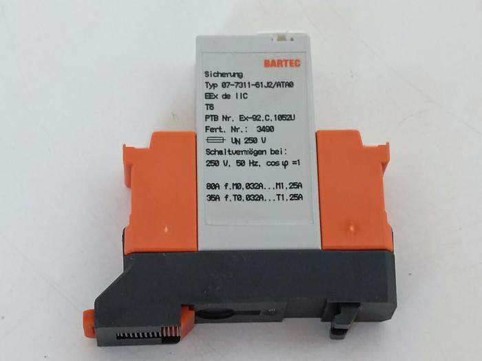 2 Stück Modex Ex Sicherungen, 0,315A, 07-7311-61J2ATA0, AC250V, 129203, Bartec neu