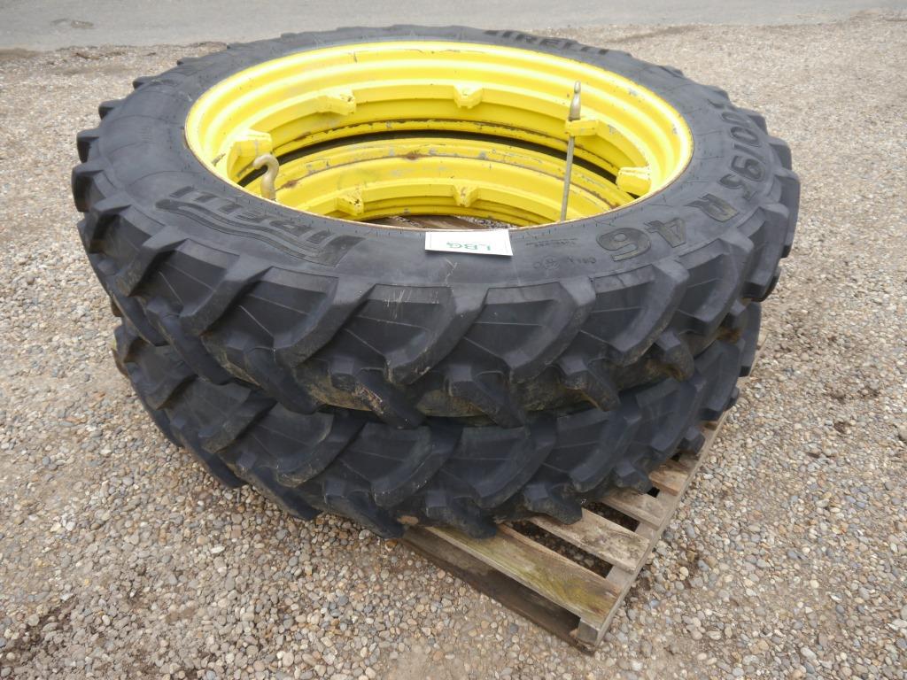 Used Pirelli 300/95 R46 Row Crop Wheels and Tyres