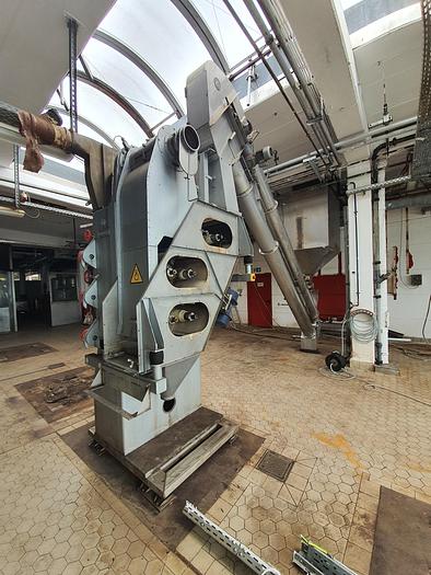 Used Almond brewing conveyor BAUERMEISTER Type BF-250 in stainless steel