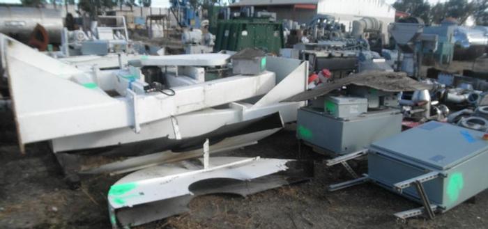 Used Mixer, Conical, 250 CF, 316 S/st, Slant Cone, 25 HP, #S741477