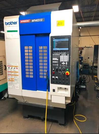 Used 2019 Brother SPEEDIO M140X2 Mill Turn 5 Axis ***Low Hours***