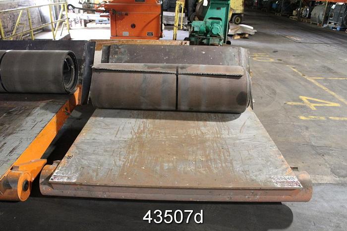 Used James Brinkley Roll Splitter, 66" Knife Length, 60" Roll Diameter #43507