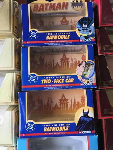 Lesney Corgi K-line Vintage EMPTY BOX Lot of 22 Matchbox Models of Yesteryear